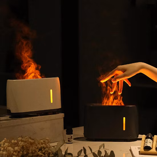 Selv 3D Atomization Simulation Flame Fireplace Appearance Humidifier Aroma Diffuser