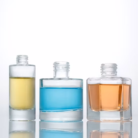 botella de cristal de la fragancia del hogar de los difusores del aire del coche de Reed del aroma de 100ml 200ml