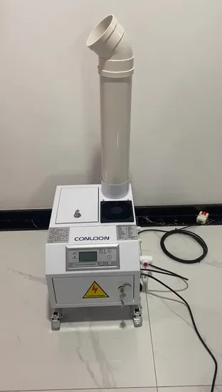 Humidificador ultrasónico industrial de fábrica de China de tamaño pequeño de 6 pintas por hora para equipos de granja de hongos Partículas de niebla de 3 l/hora 1