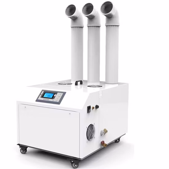 Humidificador Industrial ultrasónico de aire, gran capacidad, 21L/Hr, nebulizador, pulverizador, atomizador, máquina de nebulización para plantas